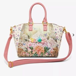 Loungefly Disney Tinker Bell Flower Nap Satchel Bag  🆕🆕🆕🆕🆕